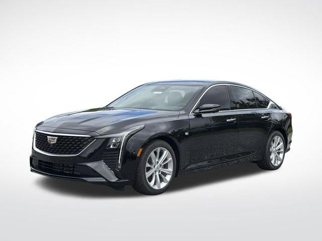 2026 Cadillac CT5 Premium Luxury in Black Raven — front three-quarter view