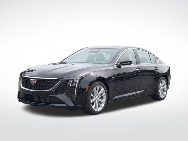 2026 Cadillac CT5 Premium Luxury in Black Raven — front three-quarter view
