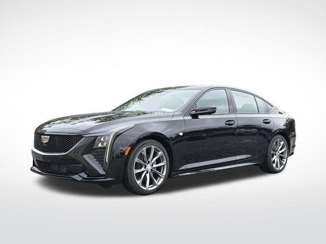 2026 Cadillac CT5 Sport in Black Raven — front three-quarter view