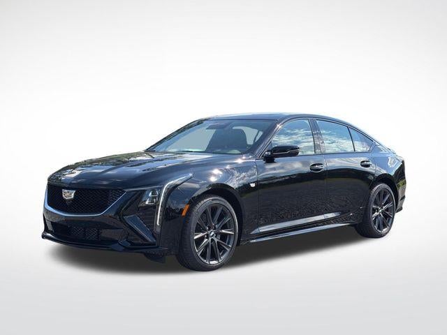 2026 Cadillac CT5 Sport in Black Raven — front three-quarter view