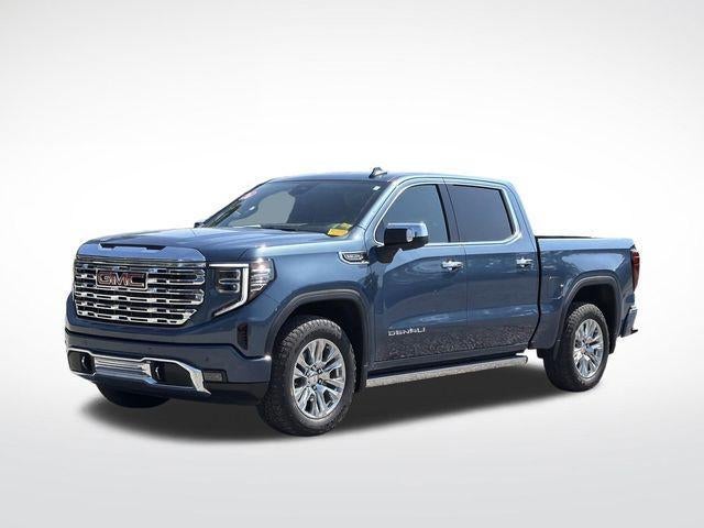 2026 GMC Sierra 1500 Denali in Downpour Metallic — front three-quarter view