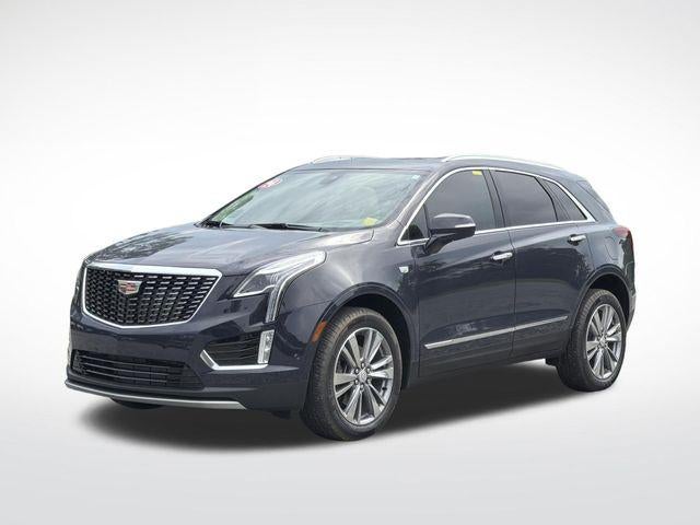2024 Cadillac XT5 Premium Luxury in Midnight Sky Metallic — front three-quarter view