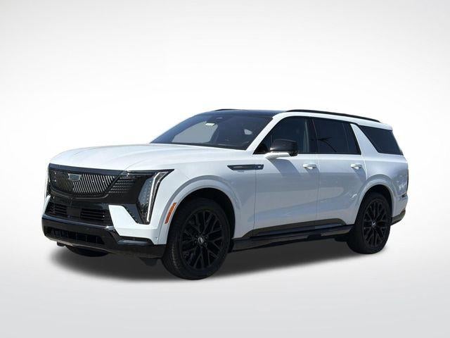 2026 Cadillac ESCALADE IQL Sport in Vibrant White Tricoat — front three-quarter view