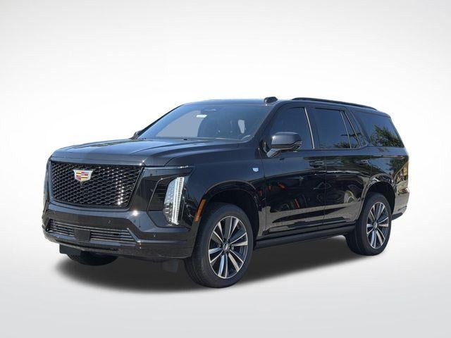 2026 Cadillac Escalade Sport in Black Raven — front three-quarter view