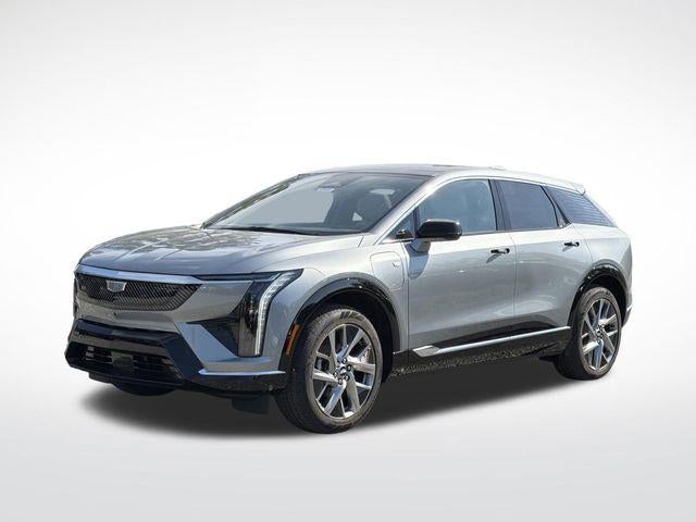 2026 Cadillac OPTIQ Luxury in Argent Silver Metallic — front three-quarter view