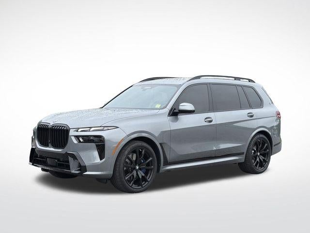 2025 BMW X7 xDrive40i in Skyscraper Grey — front three-quarter view